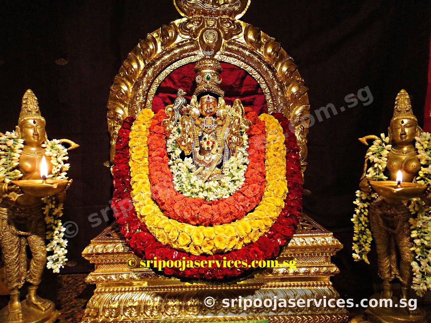 Goddess in full alankaram